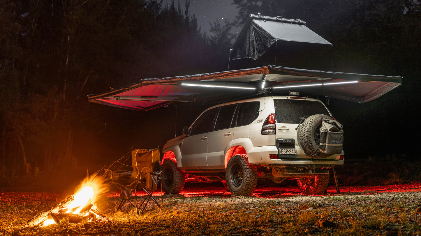 Monsta MT Godzilla Rooftop Tent And 270 PLUS Awning With D Zipper Package