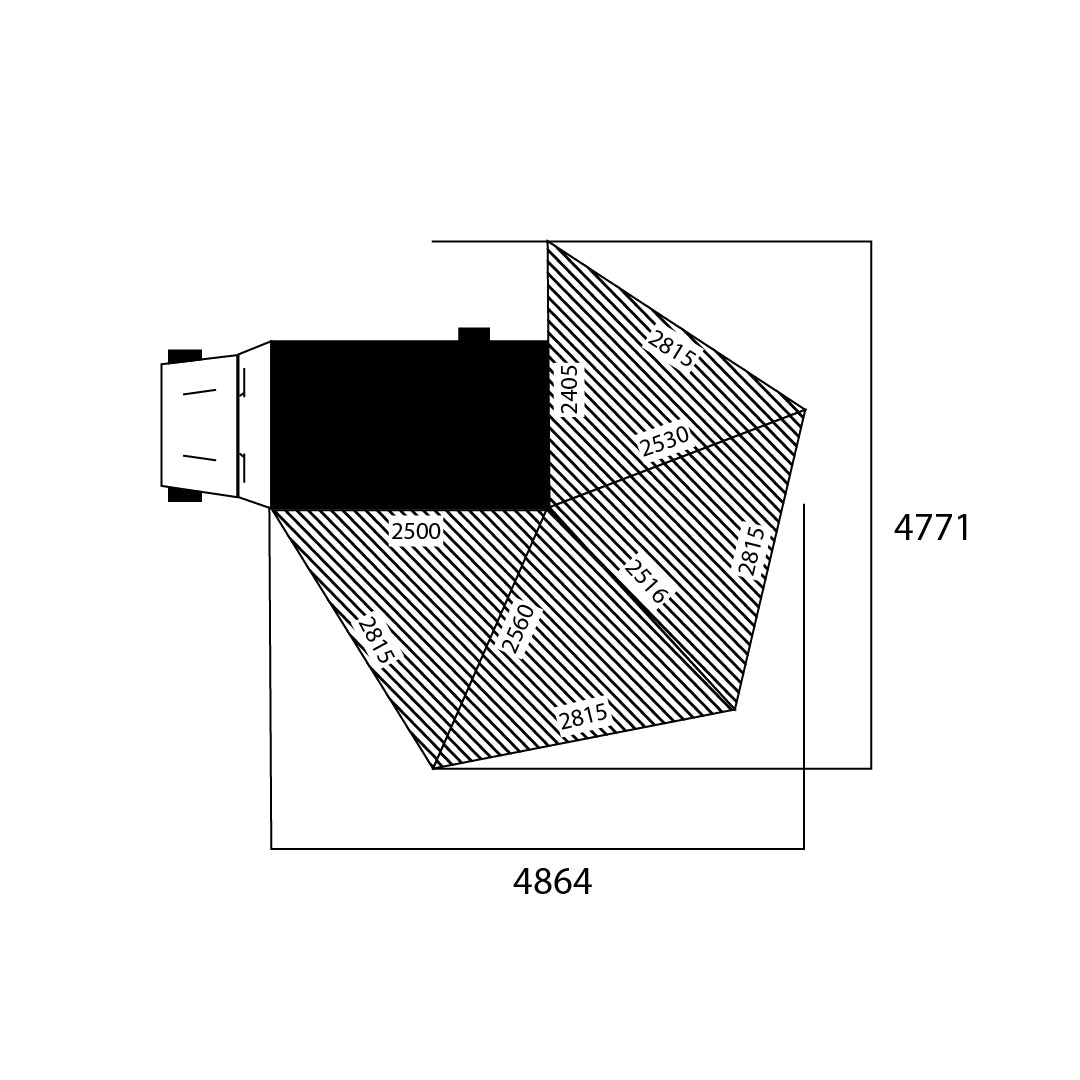 MT 270 Awning With D Zipper