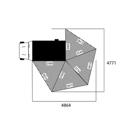 MT 270 Awning With D Zipper